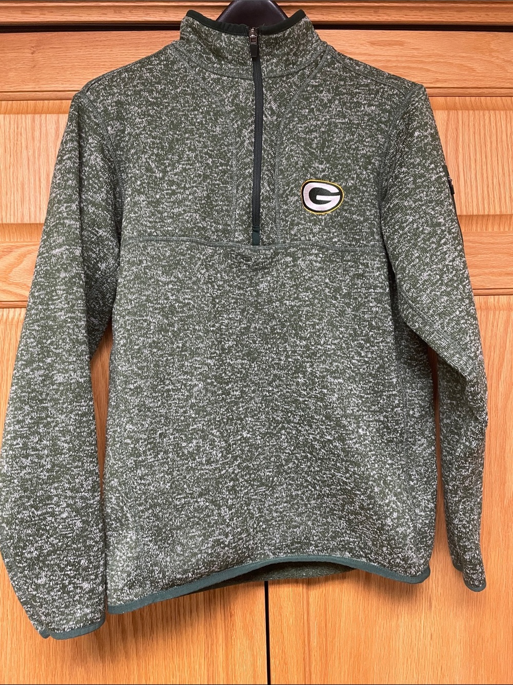 Greenbay Packers Fleece 1/4 Zip - Size Medium
